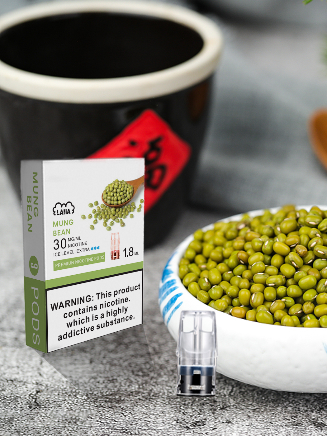 LANA煙彈綠豆冰口味