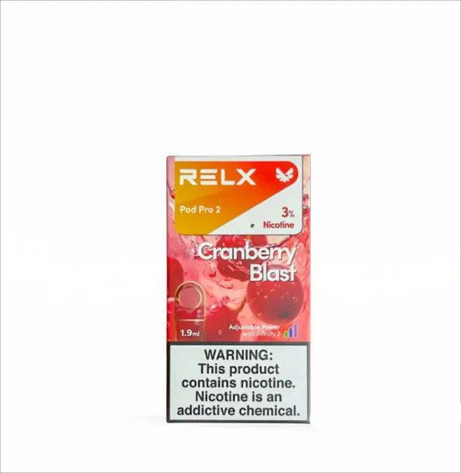 relx拋棄式煙彈蔓越莓口味