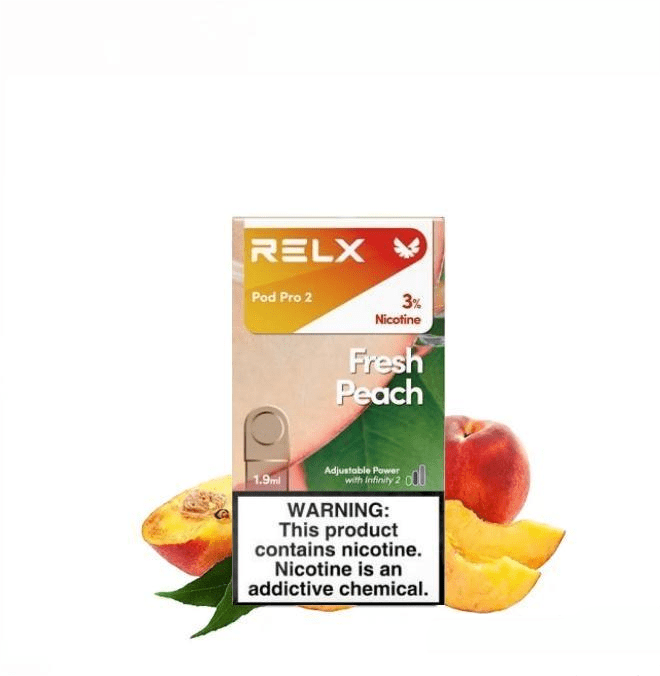 relx拋棄式煙彈蜜桃口味
