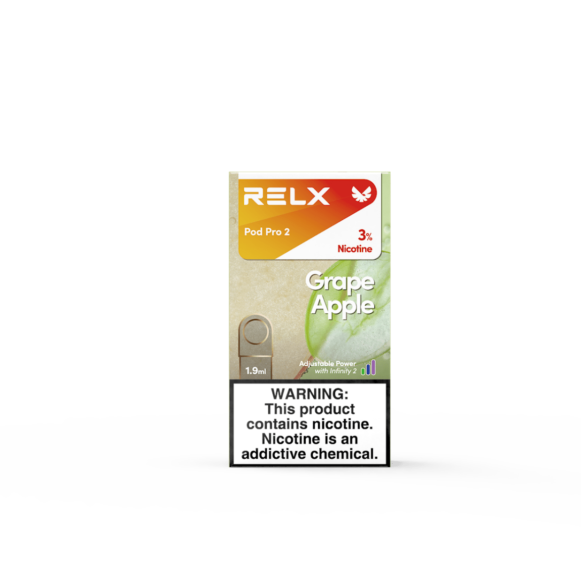 relx拋棄式煙彈葡萄蘋果口味