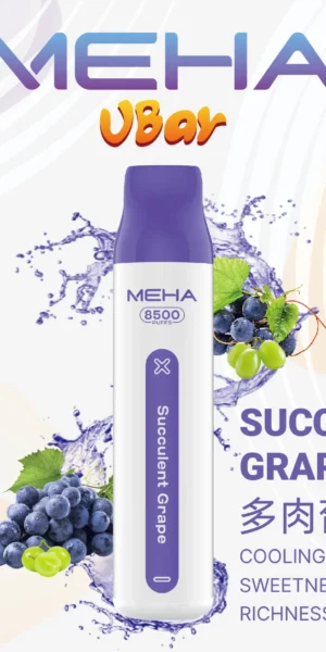 魅嗨8500口拋棄式電子煙-多肉葡萄
