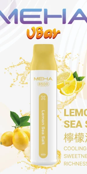 魅嗨8500口拋棄式電子煙-檸檬海鹽