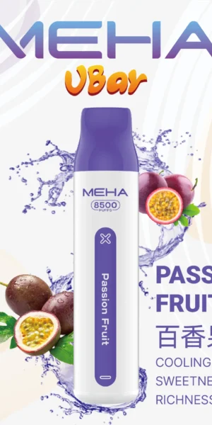 魅嗨8500口拋棄式電子煙-百香果