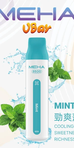 魅嗨8500口拋棄式電子煙-勁爽薄荷