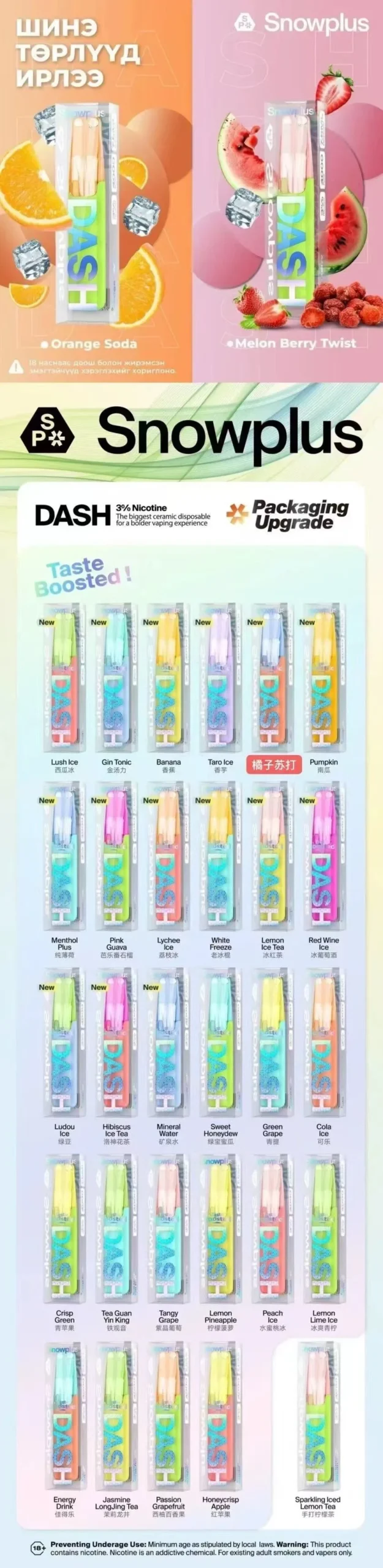 Snowplus Dash 4000口